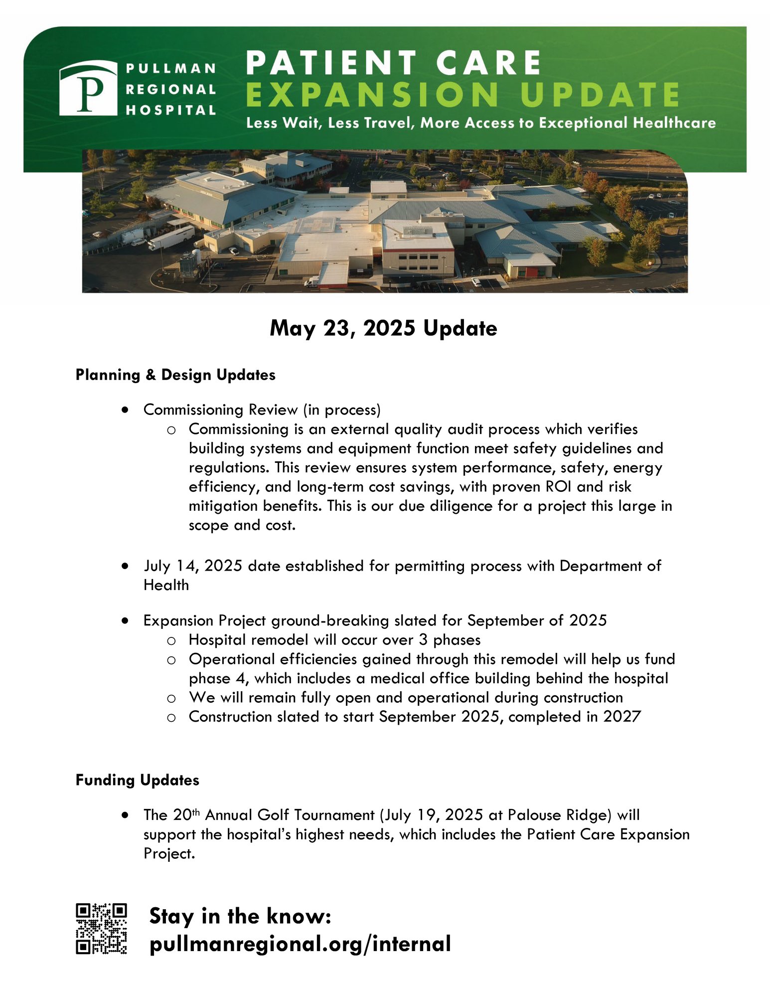 05.23.25-Expansion Project Update 05.23.25-Expansion Project Update