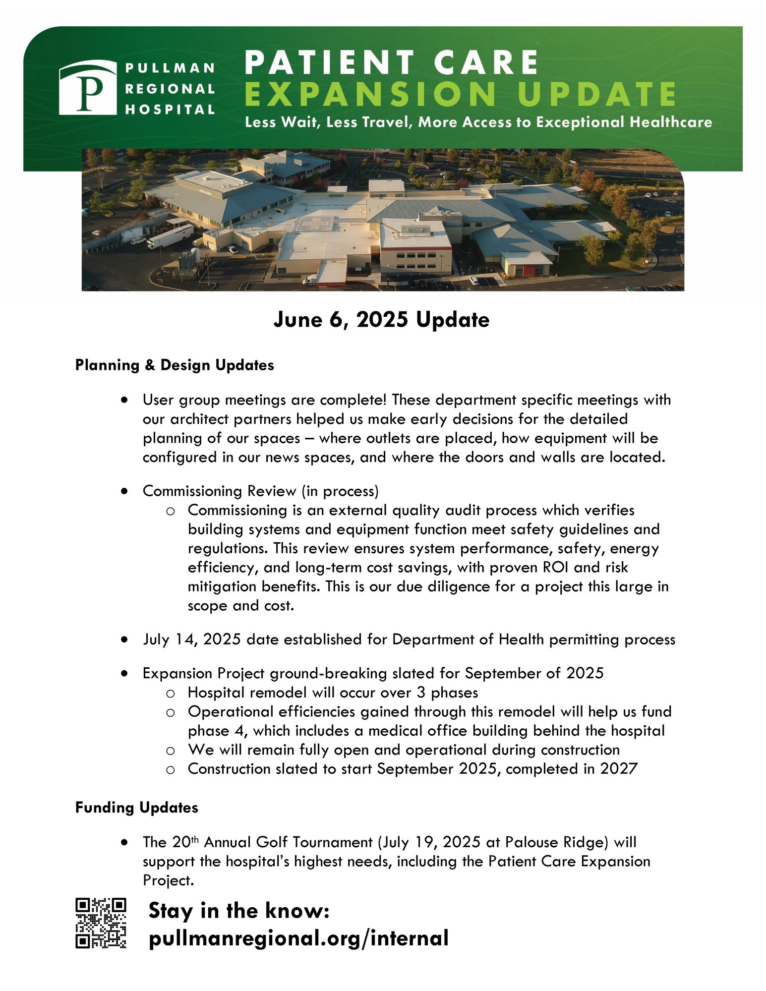 06.06.25-Expansion Project Update 06.06.25-Expansion Project Update