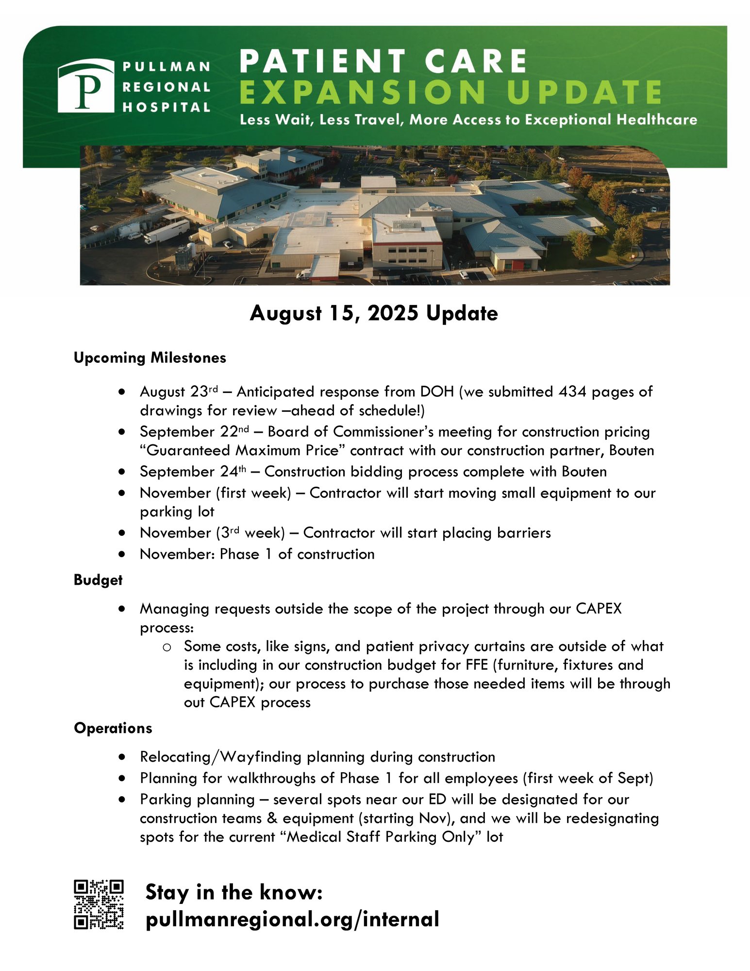 08.15.25-Expansion Project Update 08.15.25-Expansion Project Update