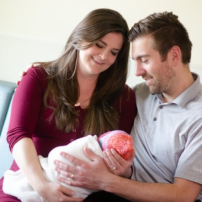 Derek and Erin in the Pullman Regional Hospital BirthPlace-2