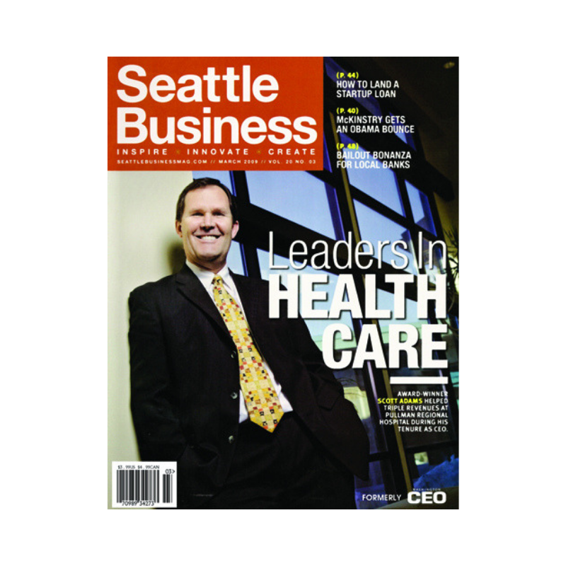 Scott Adams Seattle Business Award Cover